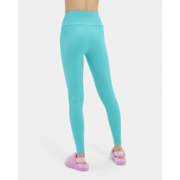 Ugg Women's Saylor 7/8 High Rise Legging in Laguna Blue Small Organic Cotton - Picture 3 of 12